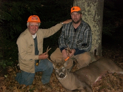Big buck shot during 2009 hunting season in The Northwoods