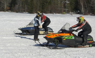 Enjoy some of the best snowmobile trails in Vilas County Wisconsin